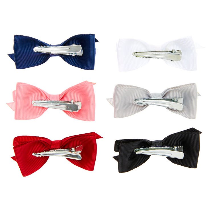 Claire&#39;s Club Hair Bow Clips - 6 Pack,