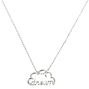 Silver Dream Cloud Pendant Necklace,