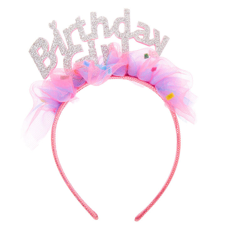 Claire's Club Birthday Girl Cupcake Headband | Claire's US