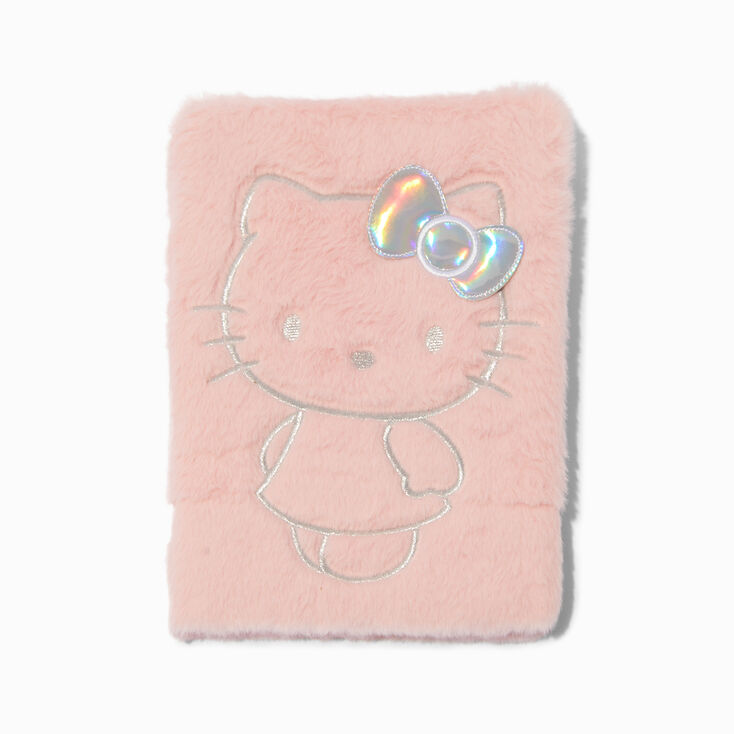 Hello Kitty&reg; 50th Anniversary Claire&#39;s Exclusive Plush Notebook,