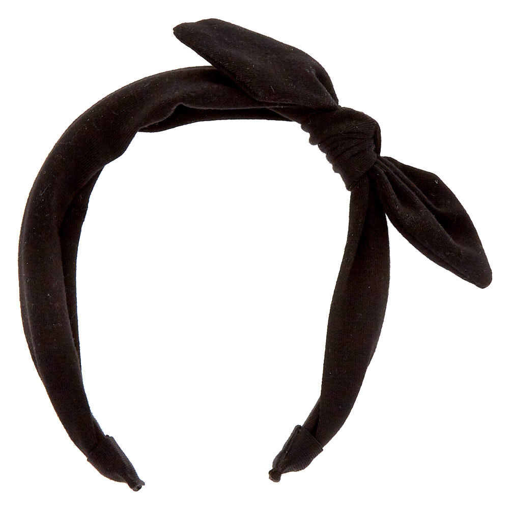 Black bow headband new arrivals