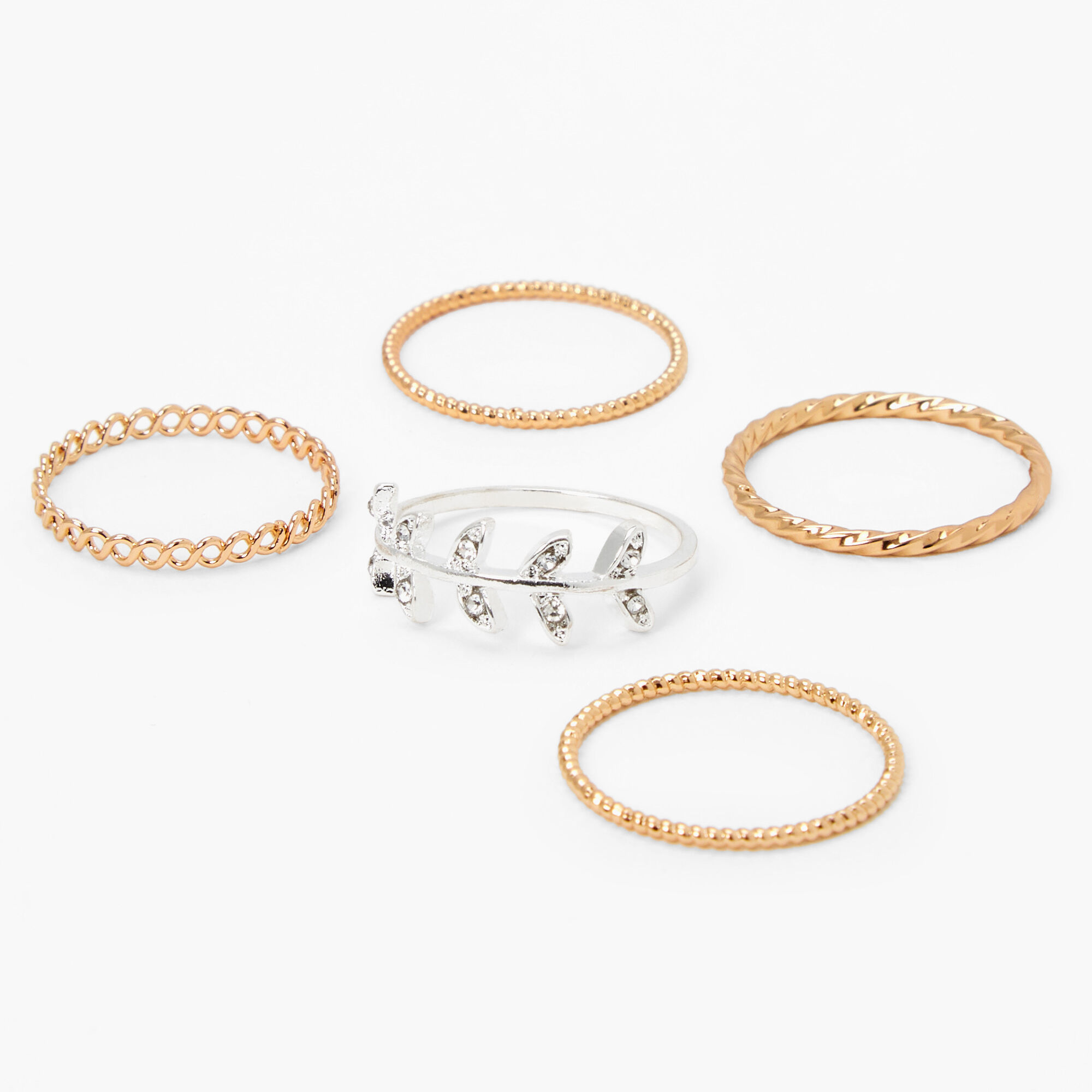 5-pack Metal Rings - Silver-colored - Ladies | H&M US