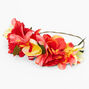 Red Tropical Flower Crown,