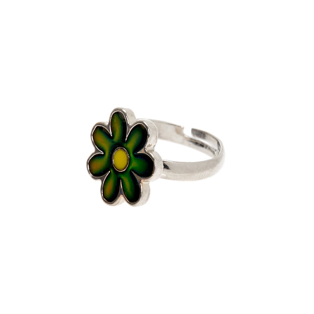 Silver Daisy Mood Ring