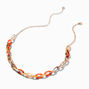 Short Resin Chainlink Necklace,