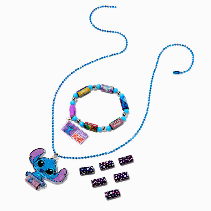 Sticki Rolls&trade; x Disney Stitch Sticker Bracelet &amp; Necklace Kit - Styles Vary,