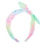 Pastel Tie Dye Knotted Bow Headband,