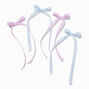 Barrettes &agrave; n&oelig;ud vichy pastel Claire&#39;s Club - Lot de 4,