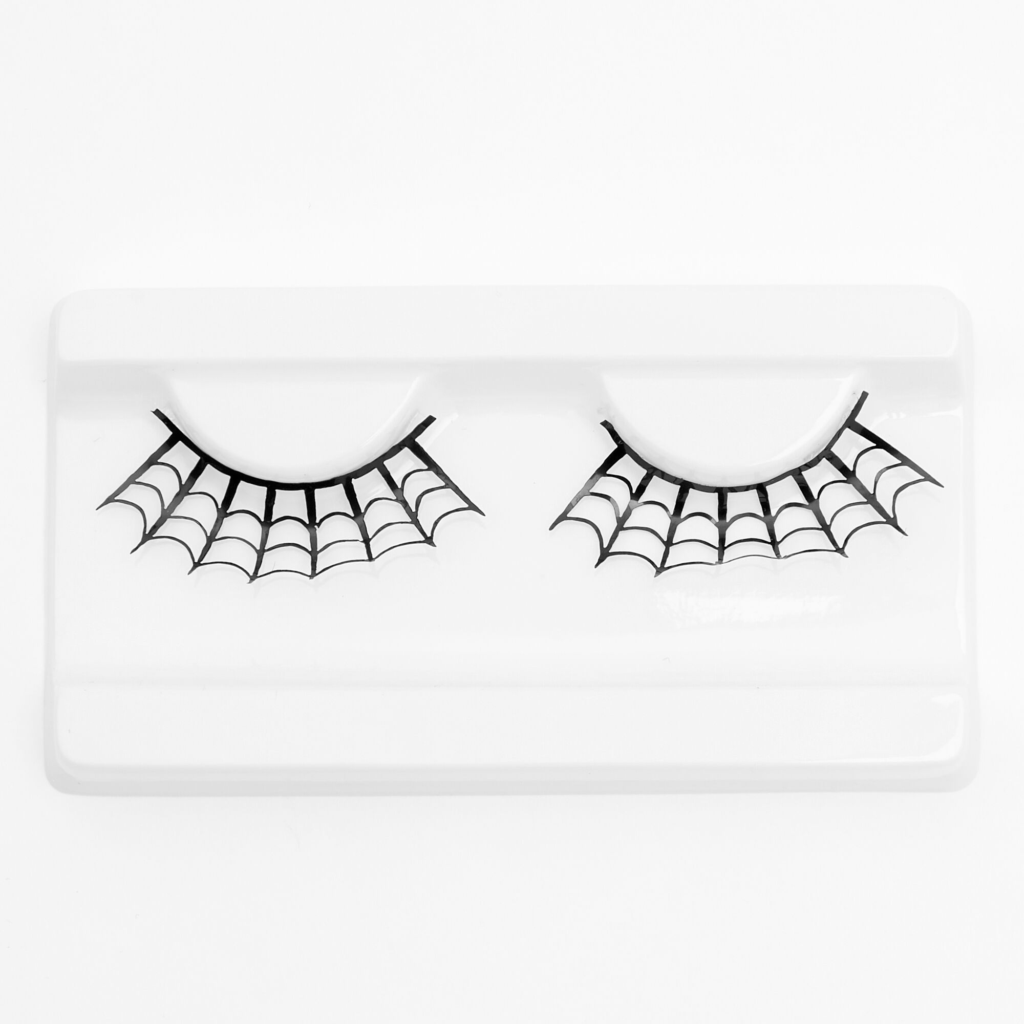 Spiderweb Glitter Eyelashes - Black,