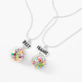 Silver 16&#39;&#39; Best Friends Star Shaker Necklaces - 2 Pack,