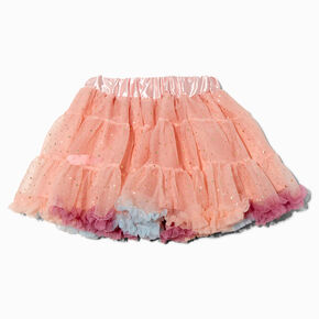 Claire&#39;s Club Pink &amp; Gold Polka Dot Tulle Tutu,