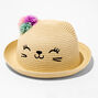 Claire&#39;s Club Straw Bowler Hat,