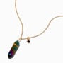 Jewel Tone Mystical Gem Pendant Necklace,