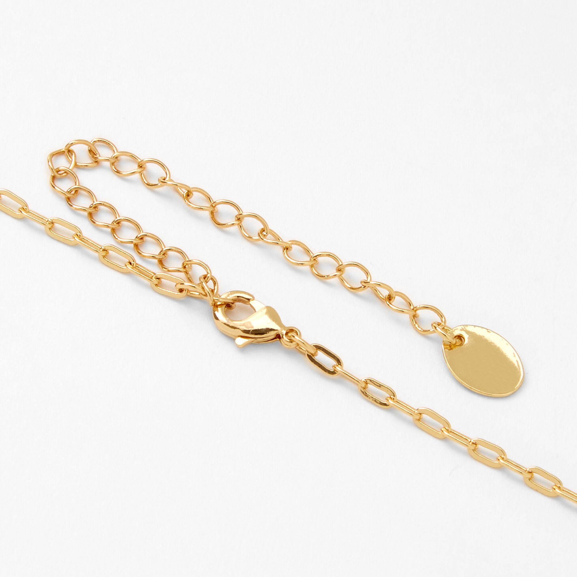 Gold Charms Pendant Necklace,