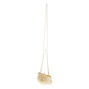 Claire&#39;s Club Gold Flower Crossbody Bag - Ivory,