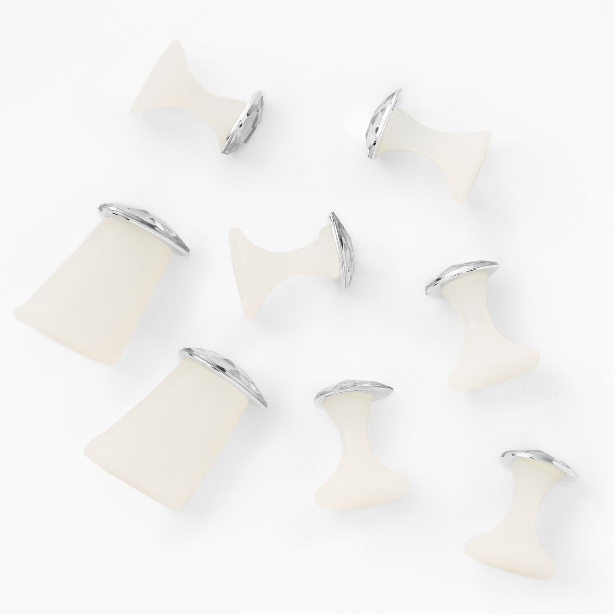 Silver Bling Toe Separators,
