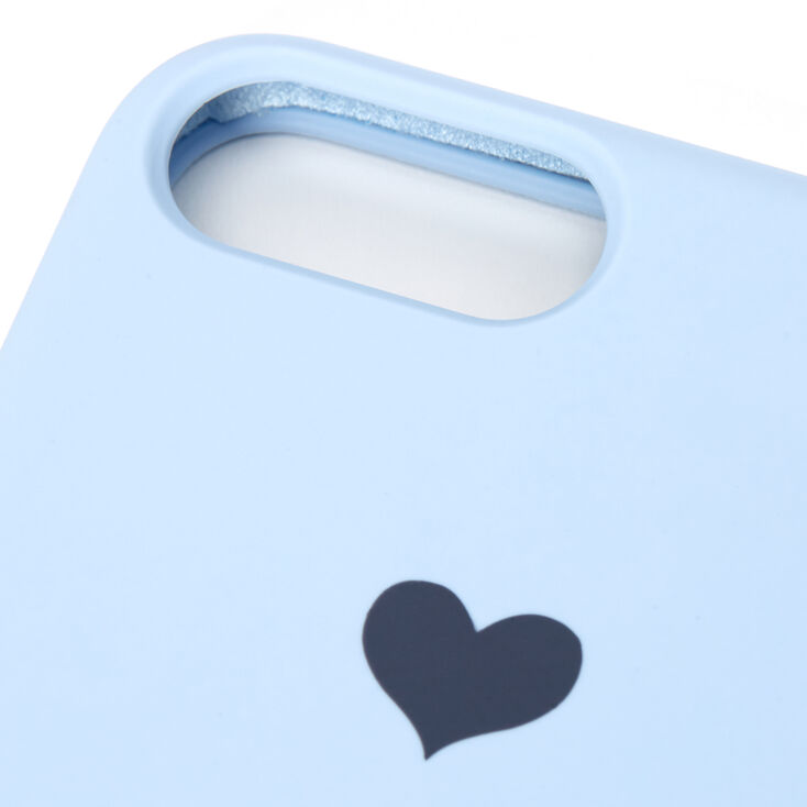 Baby Blue Heart Phone Case - Fits iPhone 6/7/8 Plus,