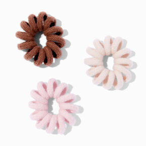 Knit Spiral Hair Ties - 3 Pack ,