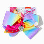 JoJo Siwa&trade; Rainbow Silver Heart Hair Bow,