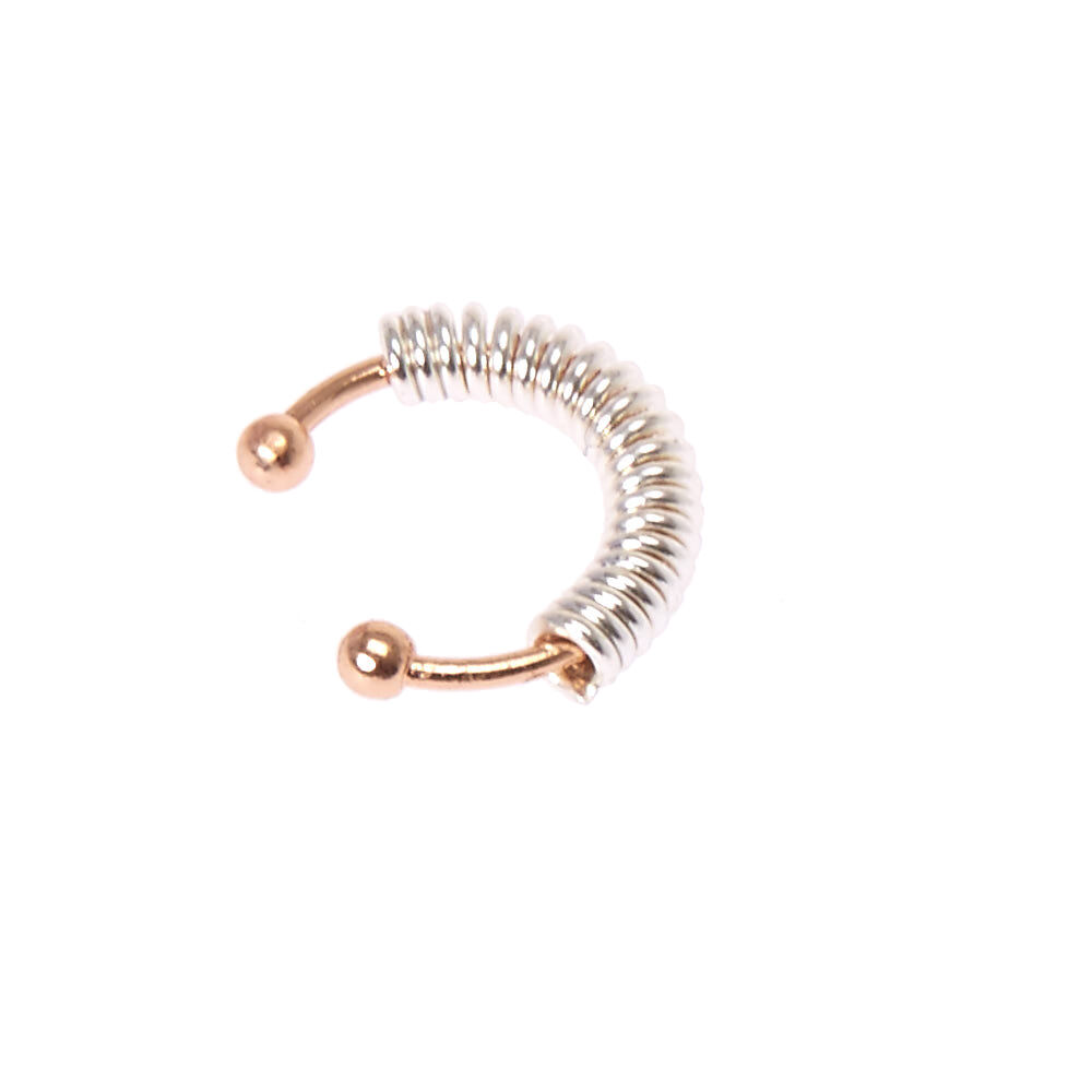 Faux Rose Gold Bali Nose Hoop Claire s