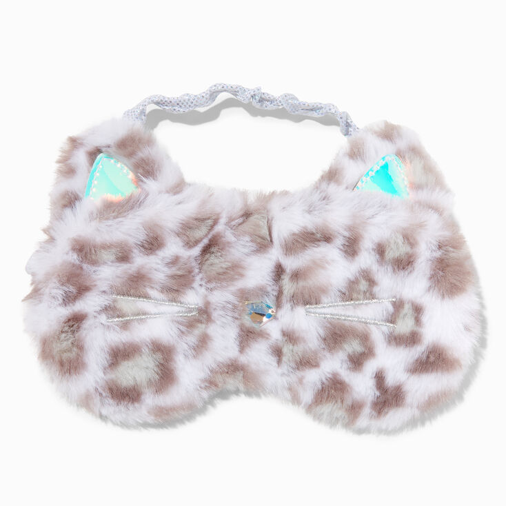 Claire&#39;s Club Snow Leopard Sleeping Mask,