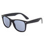 Matte Black Retro Sunglasses,