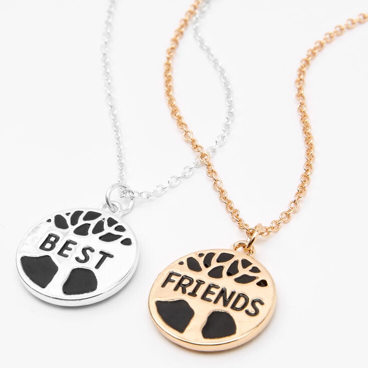 Claire's Colliers best friends à pendentif arbre de vie - Lot de 2