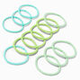 Green Luxe Hair Ties - 12 Pack,