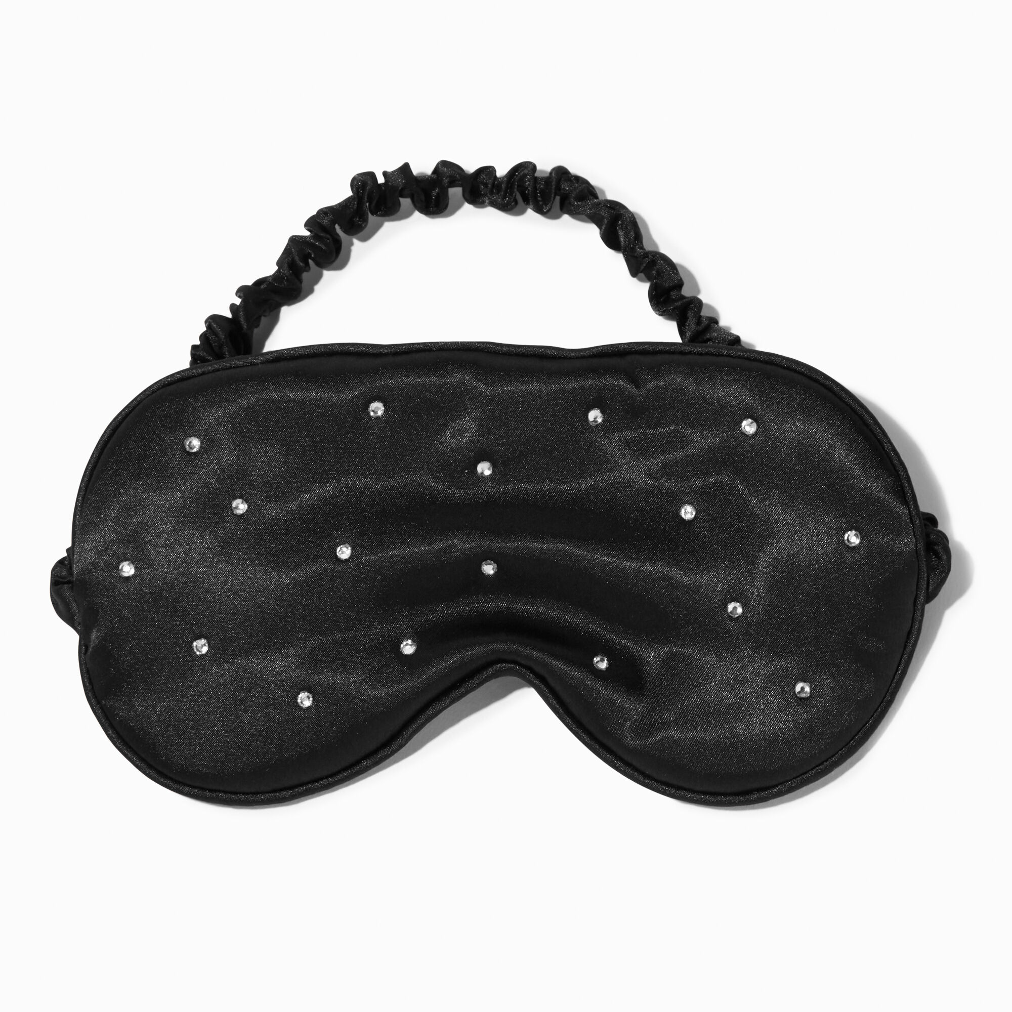 Black silk sleep mask on sale