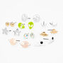 Outer Space Aliens Stud Earrings - 9 Pack,