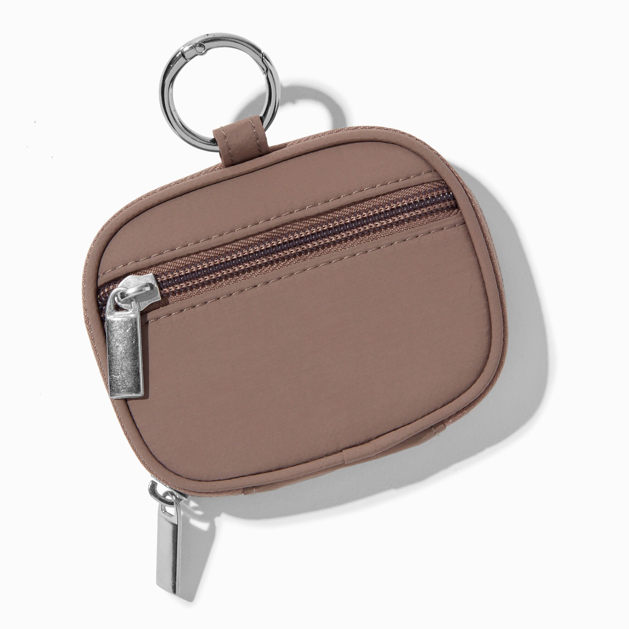 Tan Nylon Card Case,