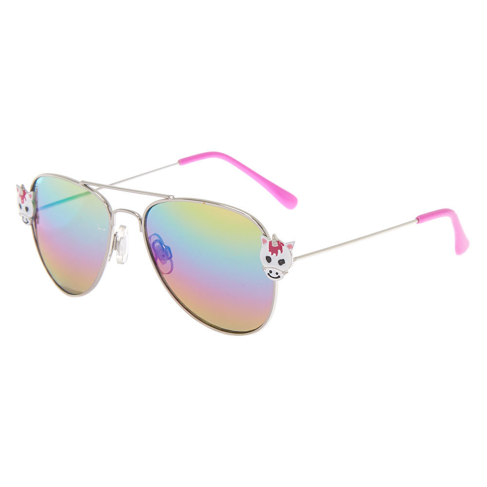 Claire s Club Unicorn Aviator Sunglasses