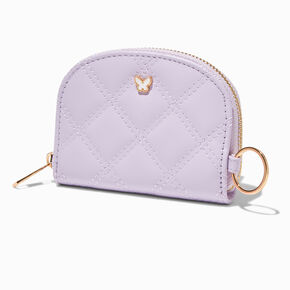 Butterfly Quilted Purple Wallet,