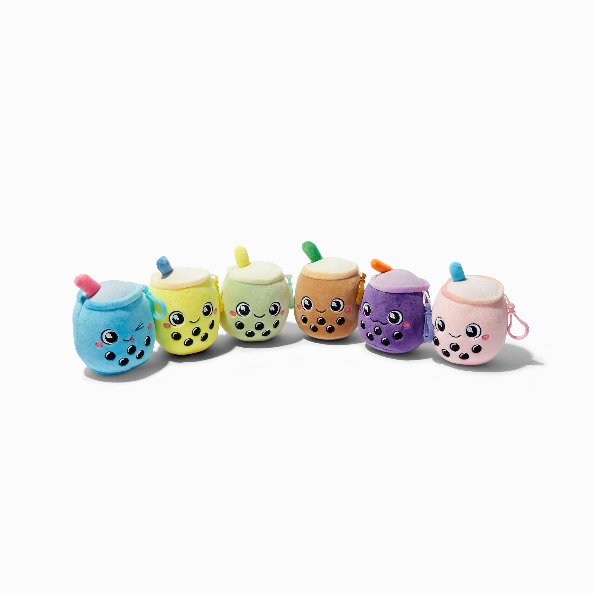 View Claires Bubble Tea Squishy Keyrings Styles Vary information