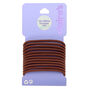 Luxe Hair Ties - Brown, 12 Pack,