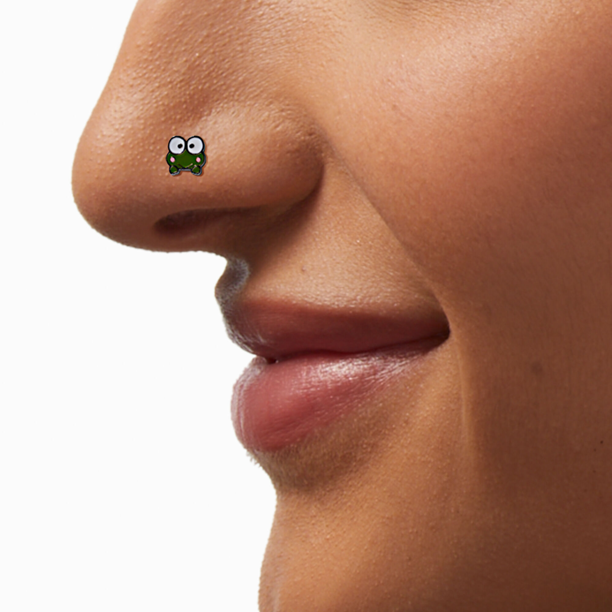 Keroppi Stainless Steel Enamel 20G Nose Stud Claire s US