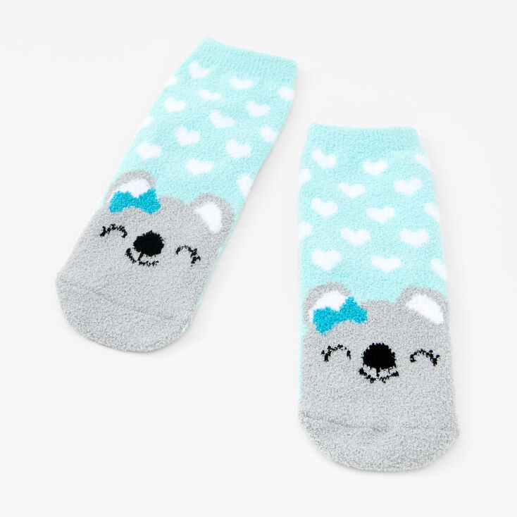 Cozy Koala Crew Socks - Mint,