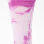 Tie Dye Crew Socks - Purple,