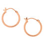 18kt Rose Gold Plated 15MM Hoop Earring,