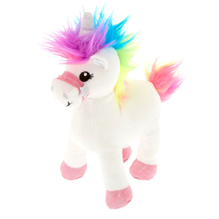 Claire&#39;s Club Small Starbright the Magical Unicorn Soft Toy,