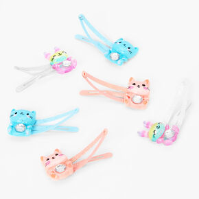 Barrettes clic clac petits animaux &agrave; paillettes Claire&#39;s&nbsp;Club - Lot de 6,