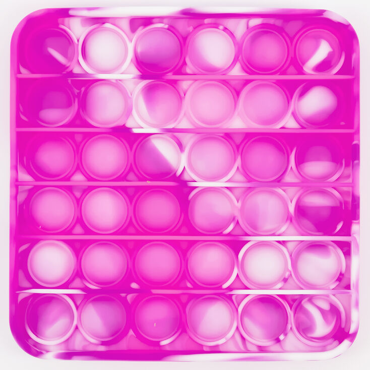 Bright Tie-Dye Push Poppers Fidget Toy &ndash; Styles May Vary,