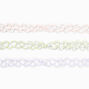 Best Friends Heart Tattoo Choker Necklaces - 3 Pack,