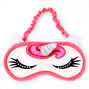 Palette compacte de maquillage et trousse de voyage holographique - Licorne rose,