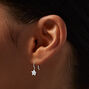 C LUXE by Claire&#39;s Sterling Silver Crystal Star Drop Earrings,