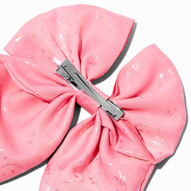 Hello Kitty&reg; 50th Anniversary Claire&#39;s Exclusive Holographic Hair Bow,