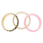 Claire&#39;s Club Leopard Bangle Bracelets - 3 Pack,