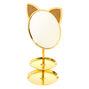 Gold Cat Mirror Jewelry Holder,