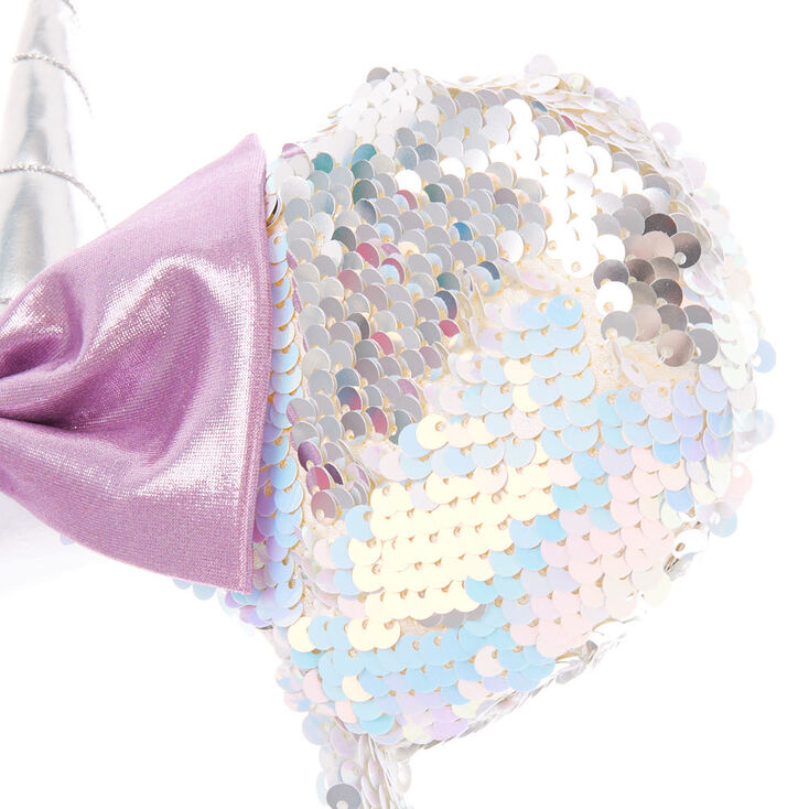 Disney&reg; Unicorn Minnie Mouse Sequined Ears Headband- Silver,