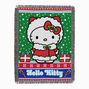 Hello Kitty&reg; Snowy Kitty Holiday Woven Tapestry Throw &#40;ds&#41;,